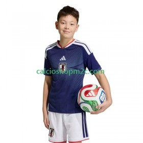 Giappone Bambino Maglia Prima World Cup 2026 Manica Corta